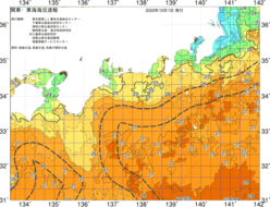 関東・東海海況速報/広域(2020/10/01)