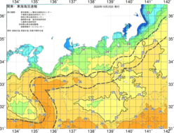 関東・東海海況速報/広域(2020/10/25)