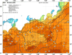関東・東海海況速報/広域(2021/01/04)