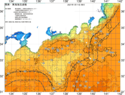関東・東海海況速報/広域(2021/01/11)