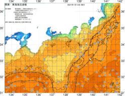 関東・東海海況速報/広域(2021/01/12)