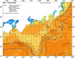 関東・東海海況速報/広域(2021/01/13)