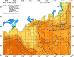 関東・東海海況速報/広域(2021/01/28)