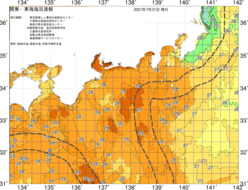 関東・東海海況速報/広域(2021/07/31)