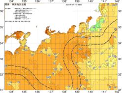 関東・東海海況速報/広域(2021/08/07)