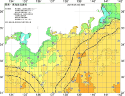 関東・東海海況速報/広域(2021/08/23)
