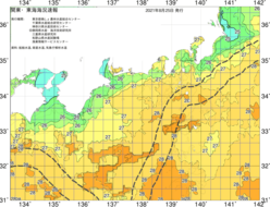 関東・東海海況速報/広域(2021/08/25)