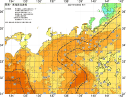 関東・東海海況速報/広域(2021/10/09)