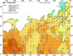 関東・東海海況速報/広域(2021/10/16)