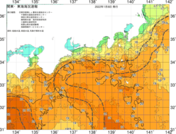 関東・東海海況速報/広域(2022/01/08)