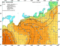 関東・東海海況速報/広域(2022/01/19)
