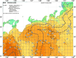 関東・東海海況速報/広域(2022/01/24)