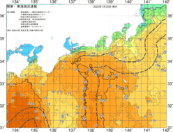 関東・東海海況速報/広域(2022/01/25)
