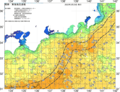 関東・東海海況速報/広域(2022/02/23)