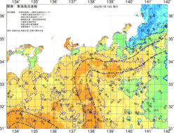 関東・東海海況速報/広域(2022/07/13)