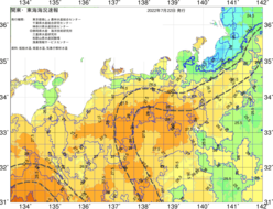 関東・東海海況速報/広域(2022/07/22)