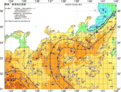 関東・東海海況速報/広域(2022/07/25)