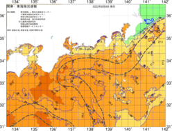 関東・東海海況速報/広域(2022/08/08)