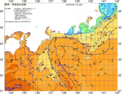 関東・東海海況速報/広域(2022/08/17)