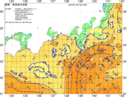 関東・東海海況速報/広域(2022/10/16)