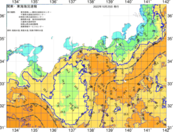 関東・東海海況速報/広域(2022/10/25)