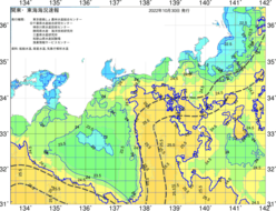 関東・東海海況速報/広域(2022/10/30)