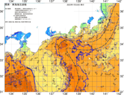 関東・東海海況速報/広域(2023/01/22)