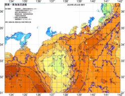 関東・東海海況速報/広域(2024/01/22)