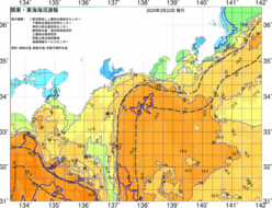 関東・東海海況速報/広域(2025/03/22)