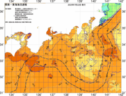関東・東海海況速報/広域(2025/07/22)