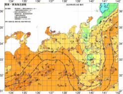 関東・東海海況速報/広域(2025/08/13)