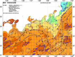 関東・東海海況速報/広域(2025/08/16)