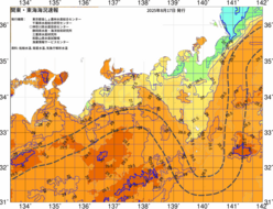 関東・東海海況速報/広域(2025/08/17)