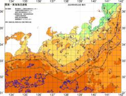 関東・東海海況速報/広域(2025/09/22)