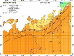 関東・東海海況速報/広域(2026/08/25)