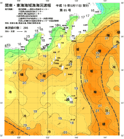関東・東海海況速報/伊豆諸島海域(2007/05/11)
