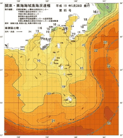 関東・東海海況速報/伊豆諸島海域(2007/05/28)
