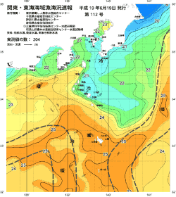 関東・東海海況速報/伊豆諸島海域(2007/06/19)