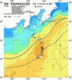 関東・東海海況速報/伊豆諸島海域(2007/10/31)