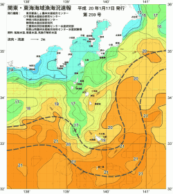 関東・東海海況速報/伊豆諸島海域(2008/01/17)