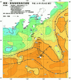 関東・東海海況速報/伊豆諸島海域(2008/01/29)
