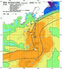 関東・東海海況速報/伊豆諸島海域(2008/05/15)
