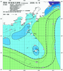 関東・東海海況速報/伊豆諸島海域(2008/06/08)