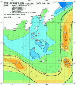関東・東海海況速報/伊豆諸島海域(2008/06/18)