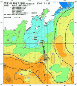 関東・東海海況速報/伊豆諸島海域(2008/06/28)