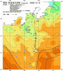 関東・東海海況速報/伊豆諸島海域(2008/09/06)