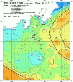 関東・東海海況速報/伊豆諸島海域(2008/12/27)
