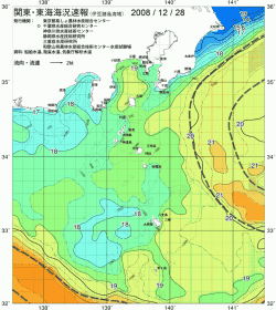 関東・東海海況速報/伊豆諸島海域(2008/12/28)