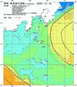 関東・東海海況速報/伊豆諸島海域(2008/12/30)