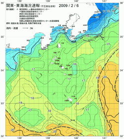 関東・東海海況速報/伊豆諸島海域(2009/02/06)